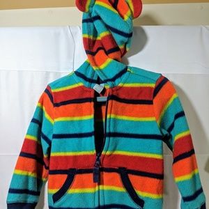 Old Navy Colorful hoodie w little bear ears 12-18M